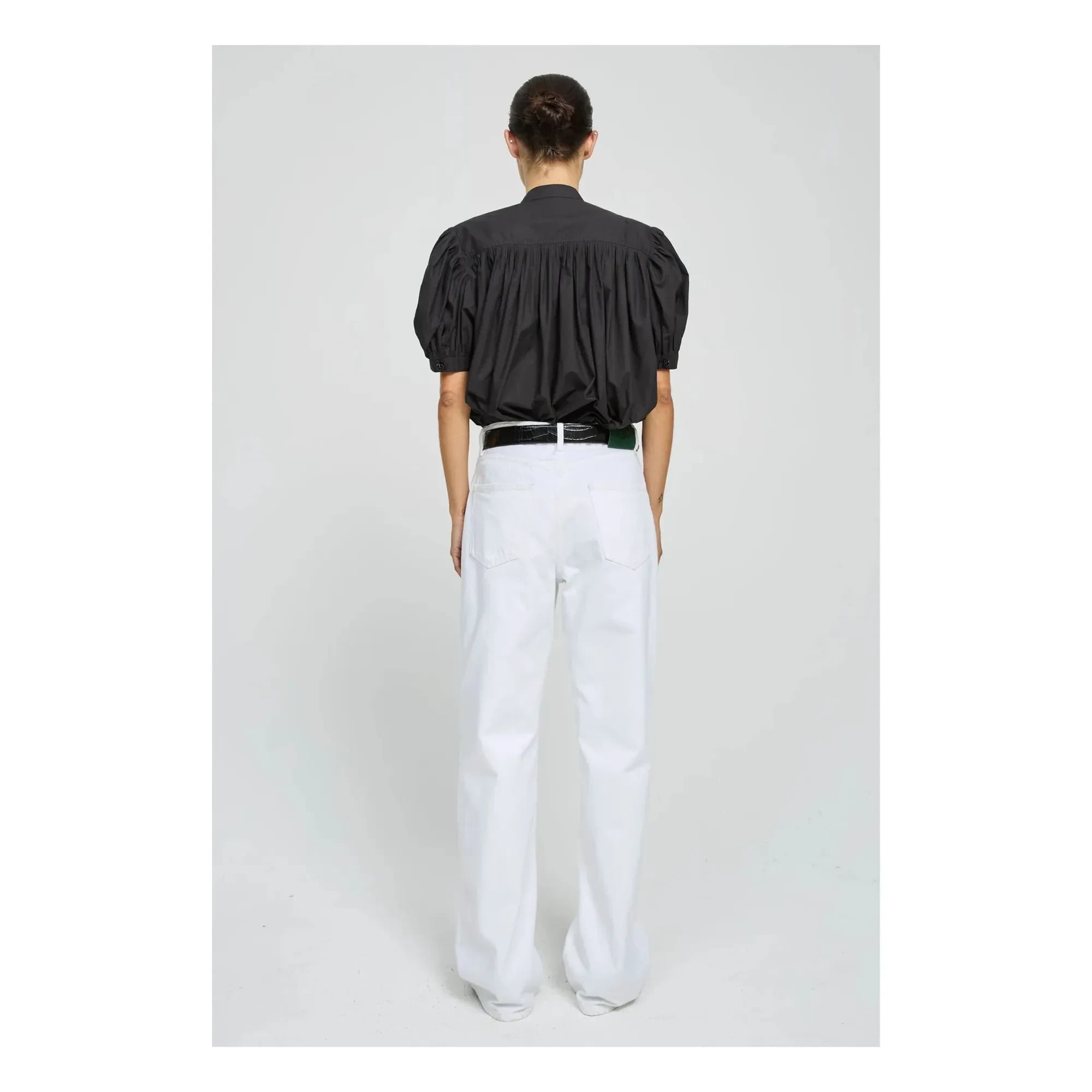 Laurence Bras - Blusa de algodón Ajmer | Negro