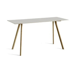 Hay - Mesa de lago CPH30, base de roble | Blanco