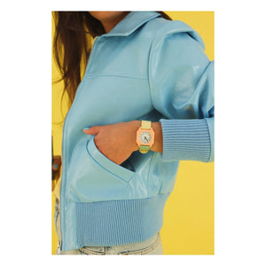 Mini Kyomo - Mavi Suluboya Saat | Sarı
