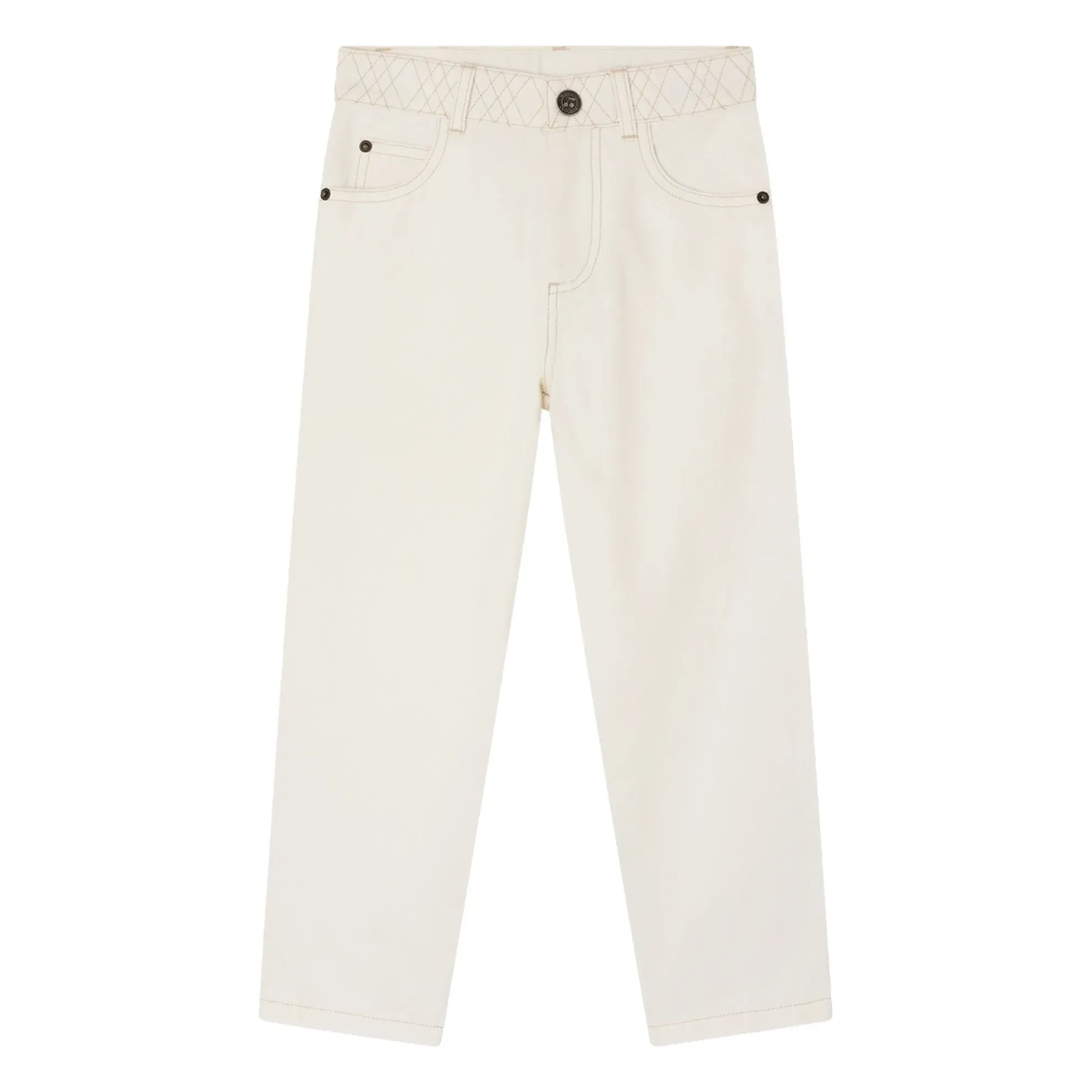 Bonpoint - Pantalones Eloha de algodón orgánico | Blanco