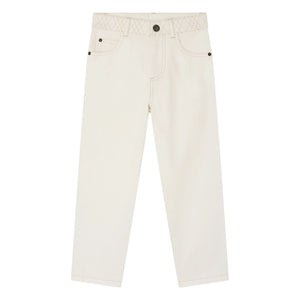 Bonpoint - Pantalones Eloha de algodón orgánico | Blanco