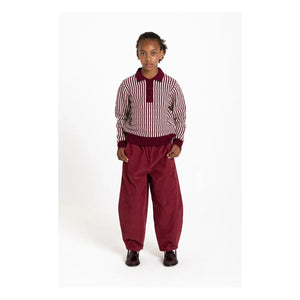 Smallable Kid - Pantalones Balloon Ginger | Rojo cereza
