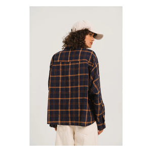 Sacrécoeur - Charlie scarf shirt | Azul Marino