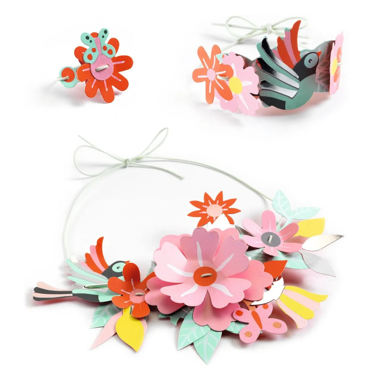 Djeco - Kit DIY - Sets de Joyería de Colores "Gaité"