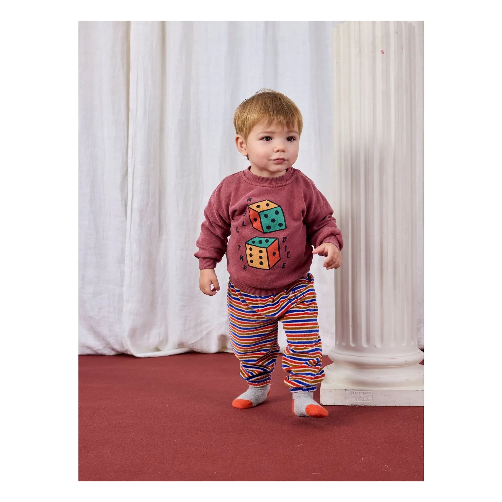 Bobo Choses - Roll The Dice Sudadera de algodón orgánico | Marrón