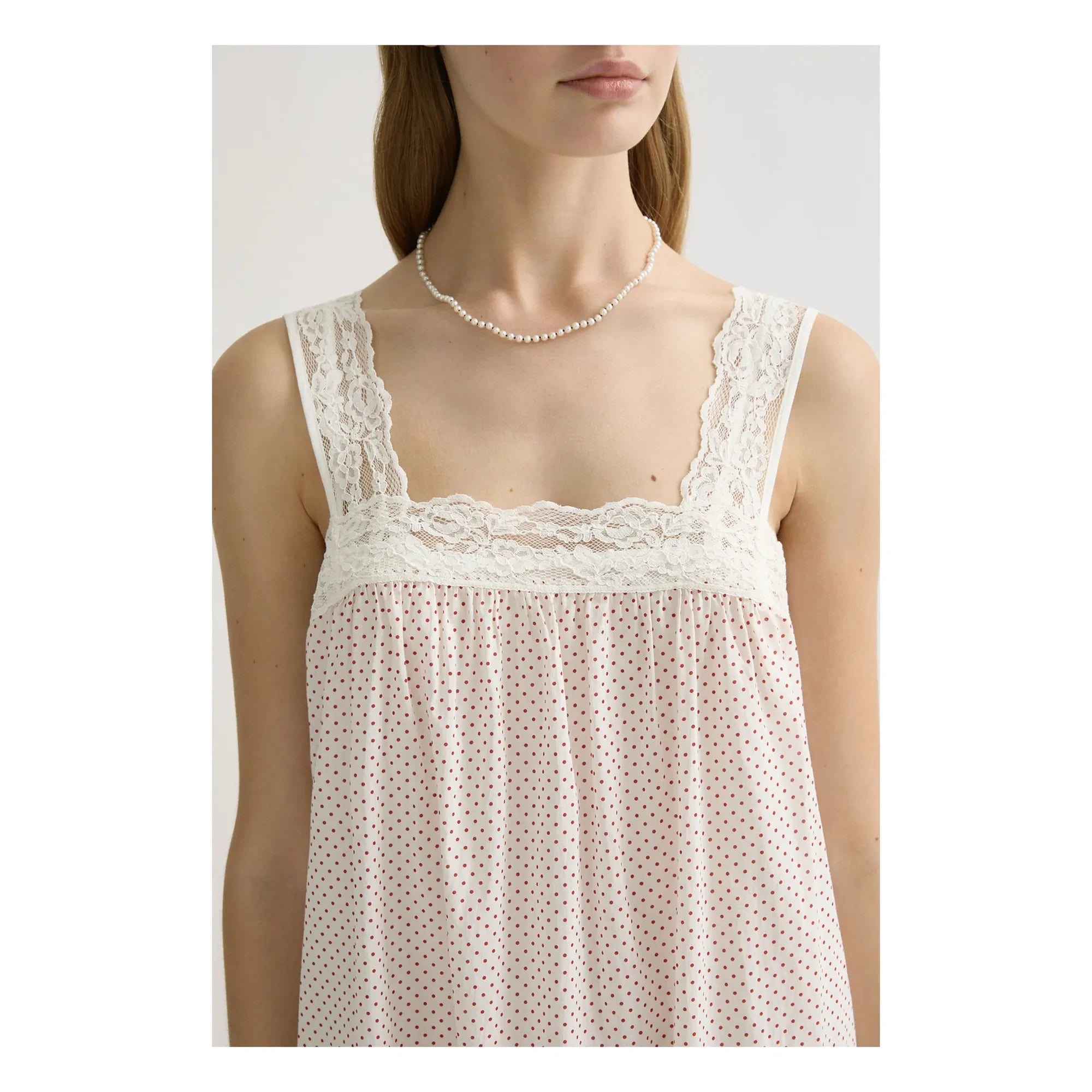 Posse - Vestido Marlowe Pois | Rojo