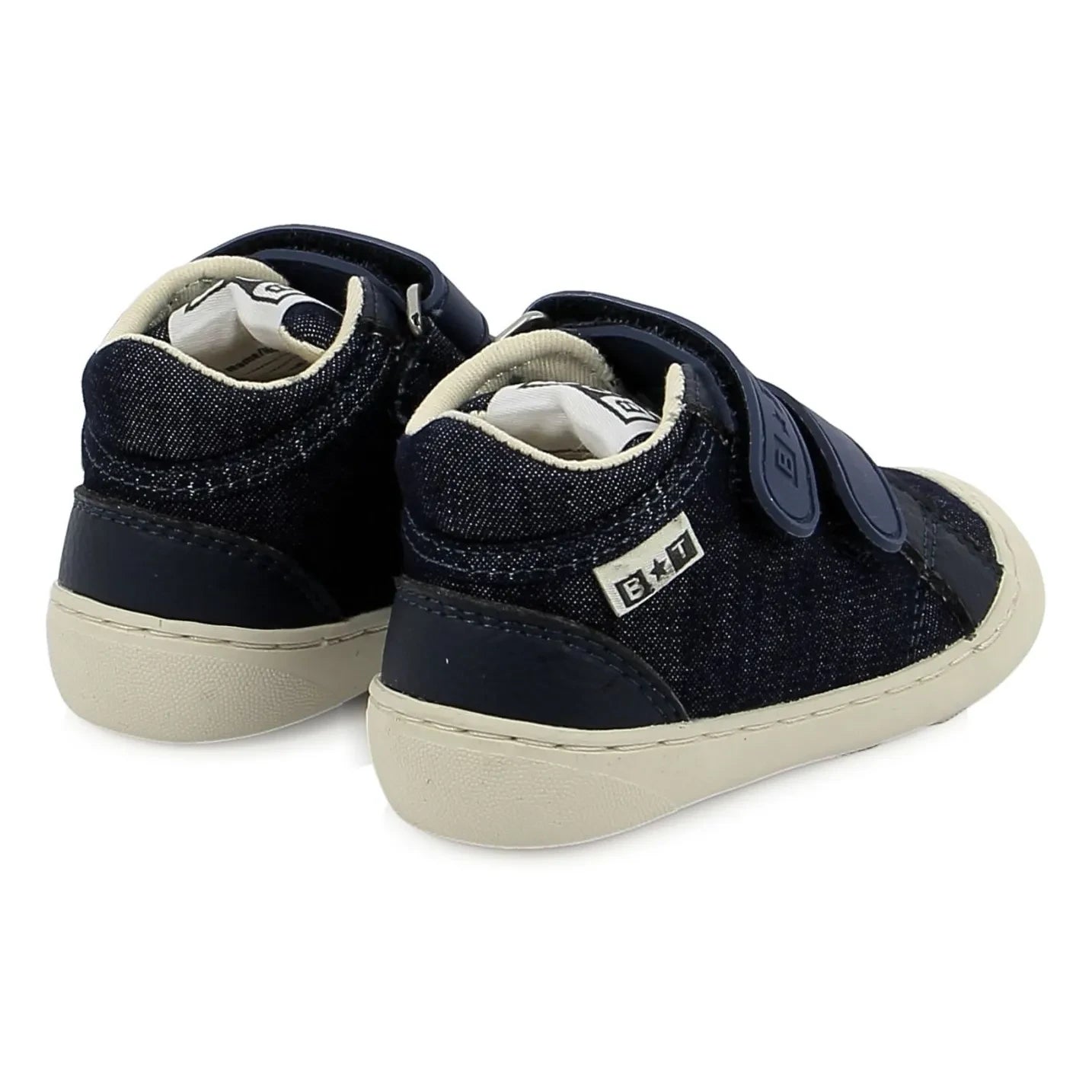 Bonton - Zapatillas fáciles Double Scratch Denim Smoothie | Azul noche