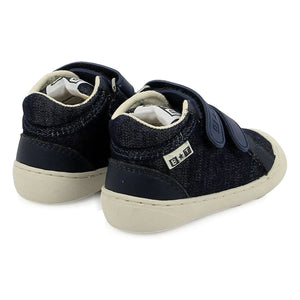 Bonton - Zapatillas fáciles Double Scratch Denim Smoothie | Azul noche