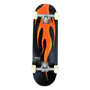 Mino Skateboards - Sunny Flame Skateboard | Negro