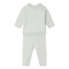 Bonpoint - Conjunto de camiseta y leggings Loan de algodón orgánico | Gris