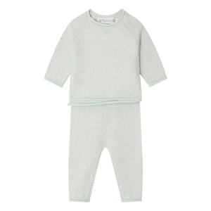 Bonpoint - Conjunto de camiseta y leggings Loan de algodón orgánico | Gris