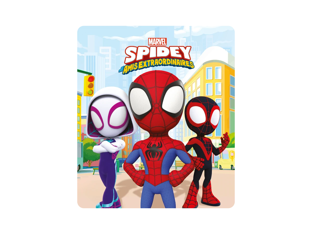 Tonies - Spidey en Francés - Marvel Spidey y sus Fantásticos Amigos