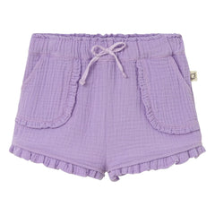 Cozmo - Stella Shorts de gasa de algodón | Lavanda