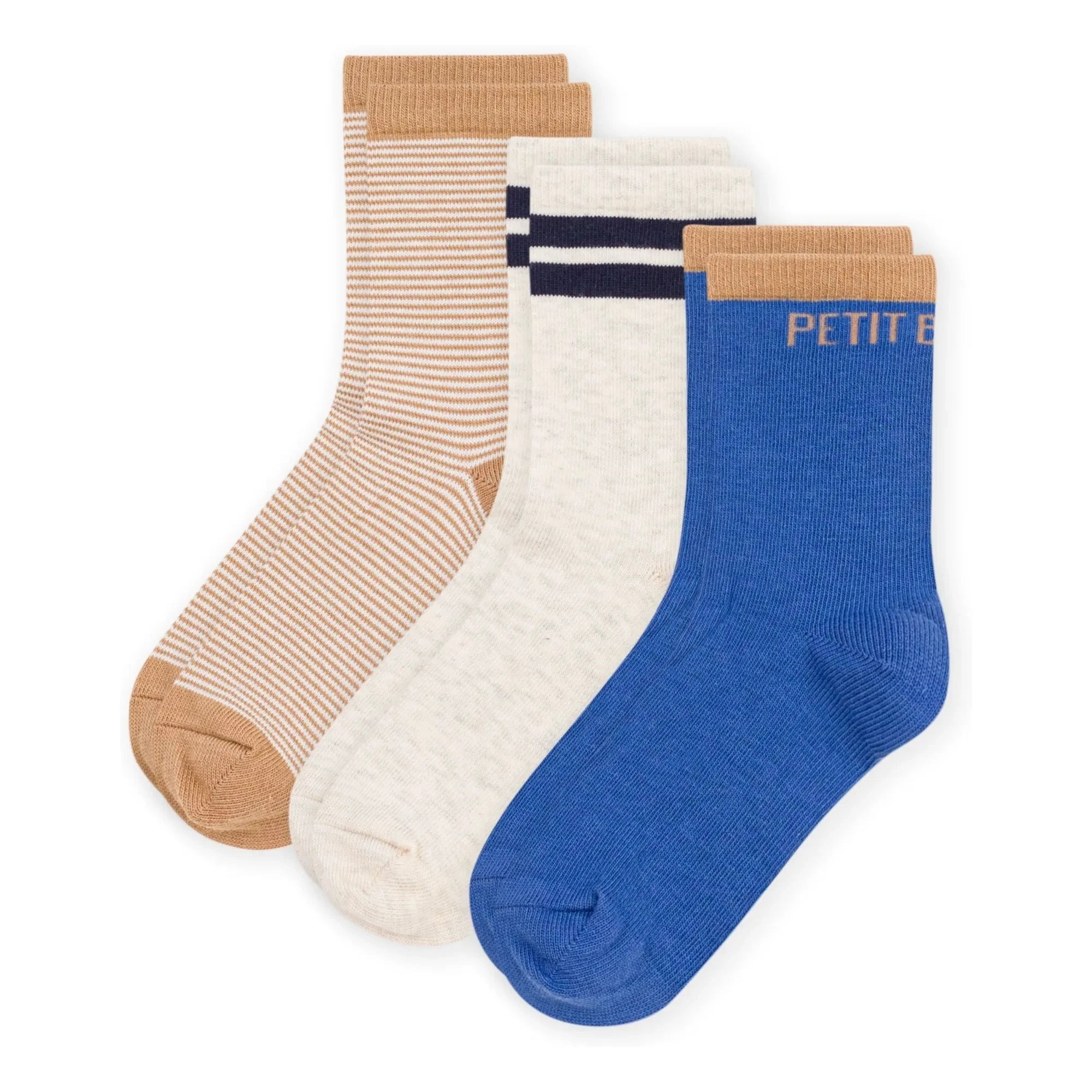 Petit Bateau - Petit Bateau Çorap 3 Çift Set | Mavi