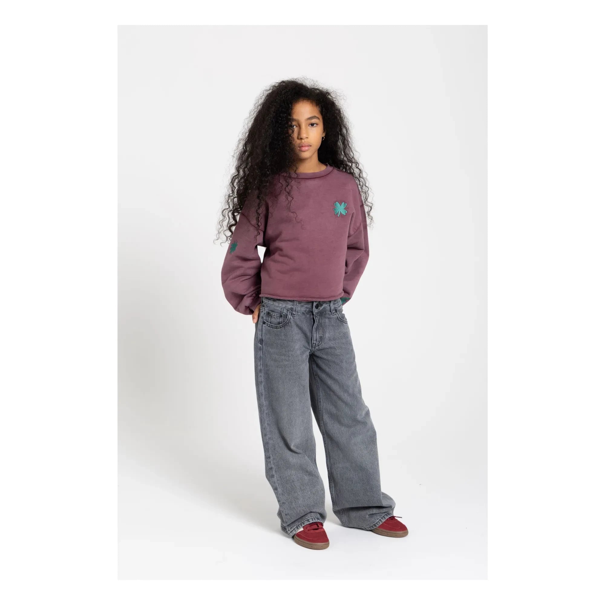 Finger in the nose - Jean Large abril | Gris denim