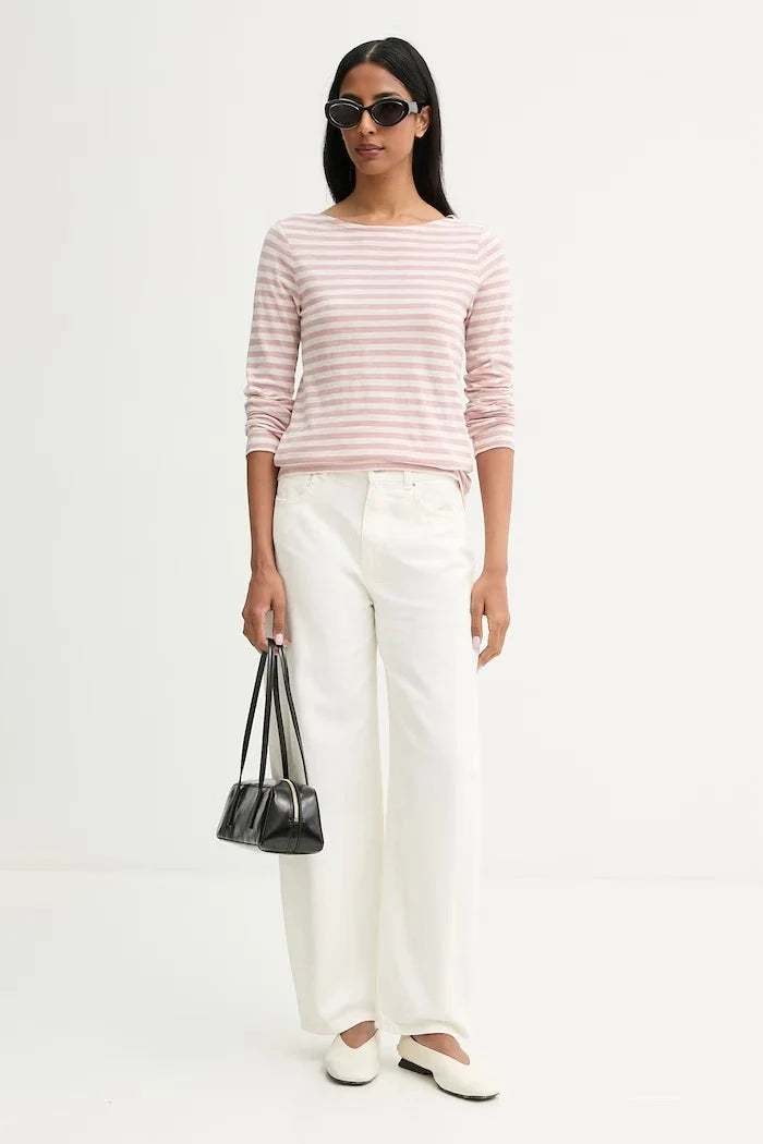 Blusa de manga larga de algodón para mujer Marc O'Polo