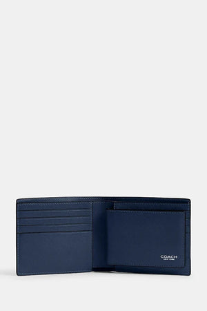 Cartera de cuero para hombre Coach