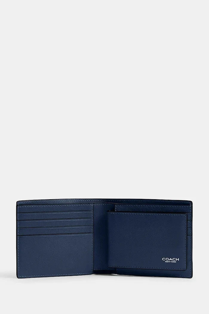 Cartera de cuero para hombre Coach