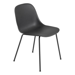 Muuto - Silla Fiber de Plástico Reciclado | Negro