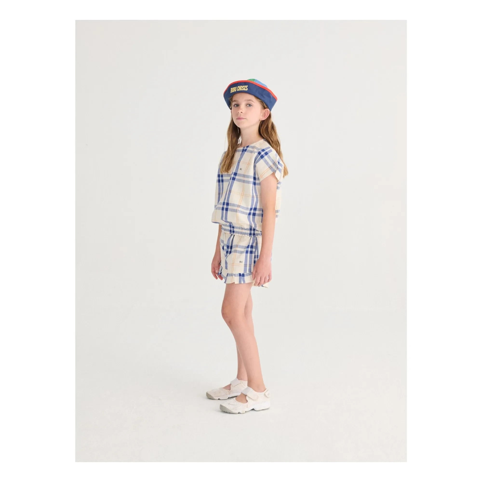 Bobo Choses - Gorro marinero de fibra reciclada con bloques de color | Azul marino