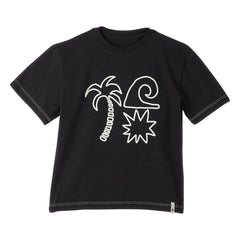 Fabula - Camiseta Palmera | Negro