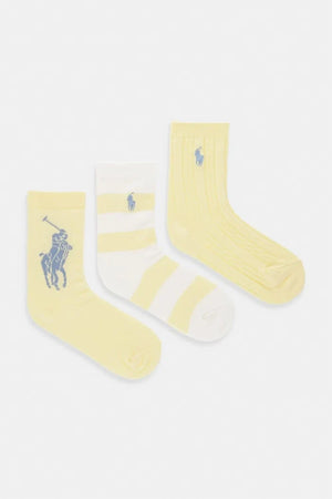 Polo Ralph Lauren Calcetines para Niños, Paquete de 3