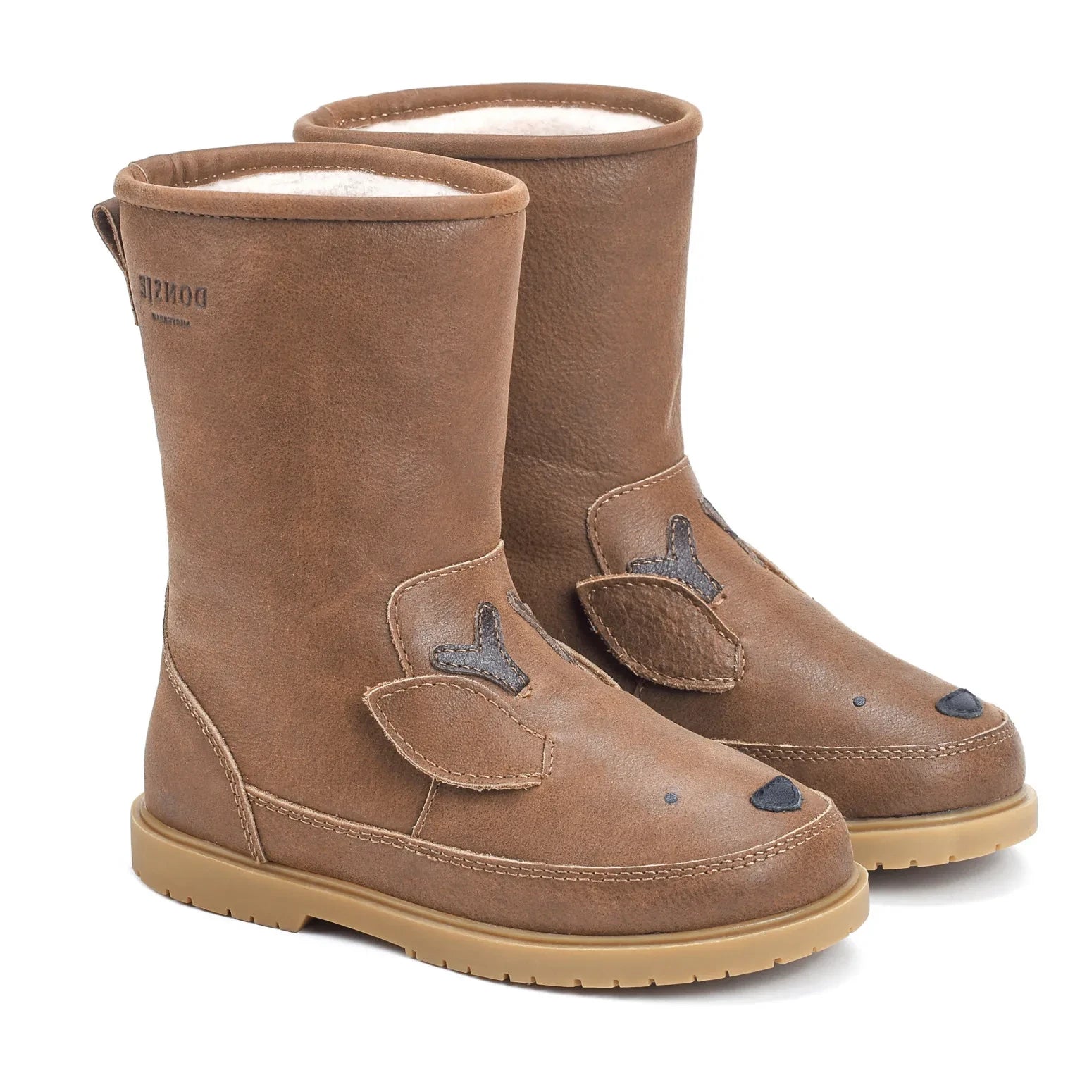 Botas de reno forradas de piel Wadudu de Donsje | Marrón tierra