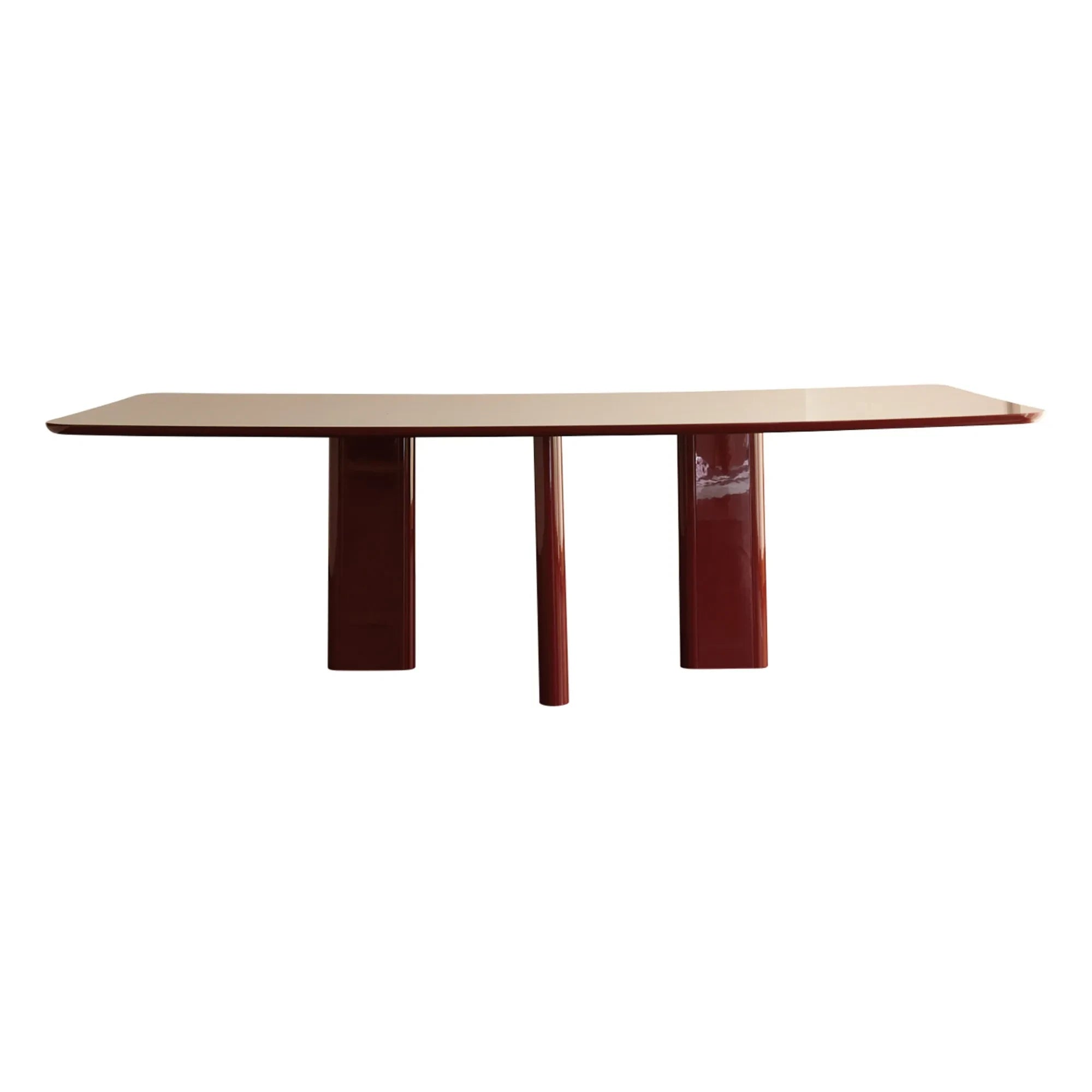 Gabrielle Paris - Mesa de comedor rectangular Joe | Burdeos