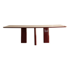 Gabrielle Paris - Mesa de comedor rectangular Joe | Burdeos