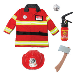 Great Pretenders - Disfraz de bombero | Rojo