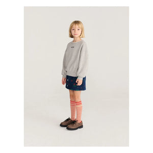 Bobo Choses - Mantar Sweat Organik Pamuk | Heather gri