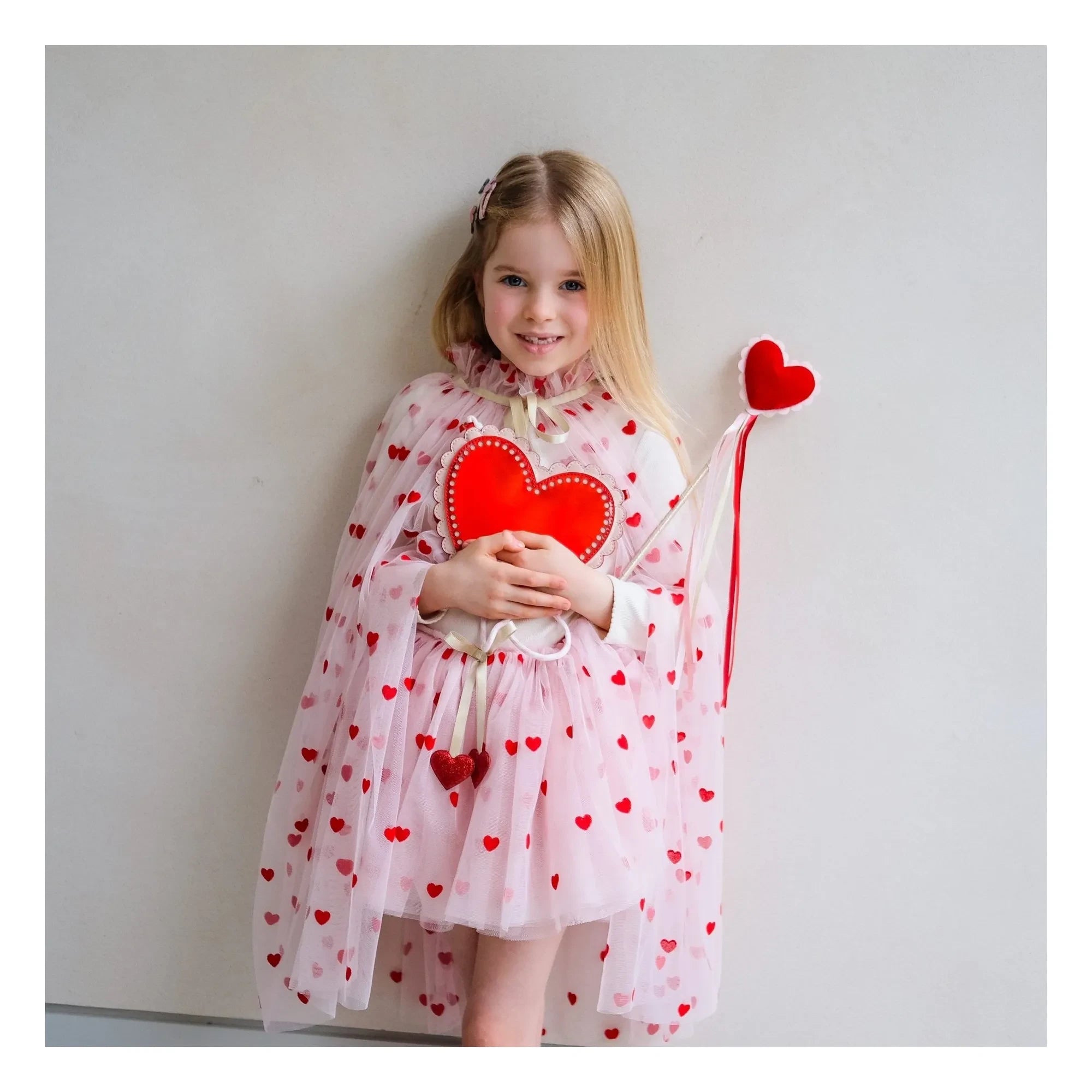 Mimi & Lula - Guirnalda Bolso Corazón | Rojo
