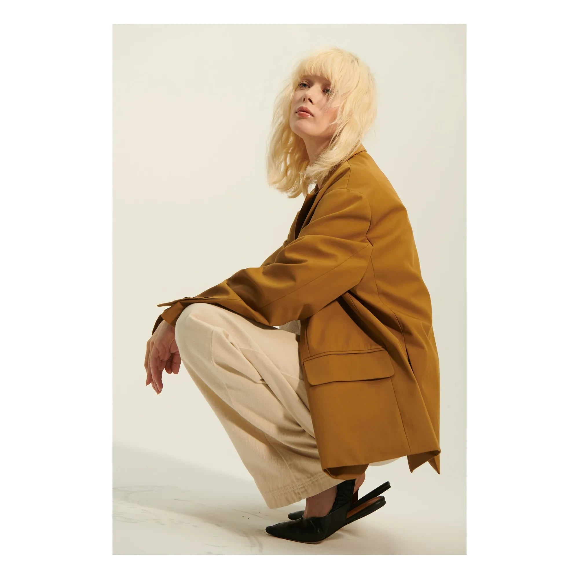 BELLEPIECE - Chaqueta de sastre Londres | Tabaco