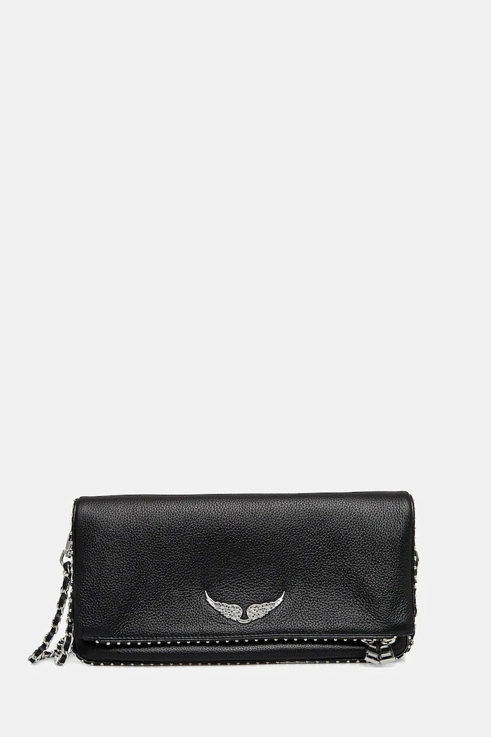 ZADIG&VOLTAIRE ROCK GRAINED LEATHER STUDS Bolso de piel