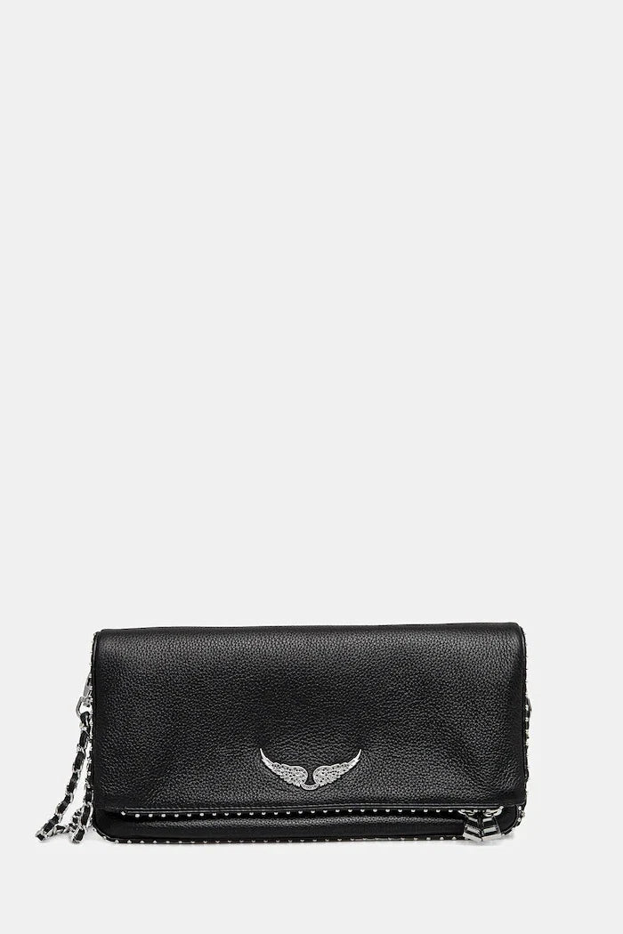 ZADIG&VOLTAIRE ROCK GRAINED LEATHER STUDS Bolso de piel