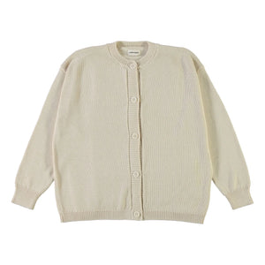 Poudre Organic - Cárdigan Pétale de Algodón Orgánico | Beige