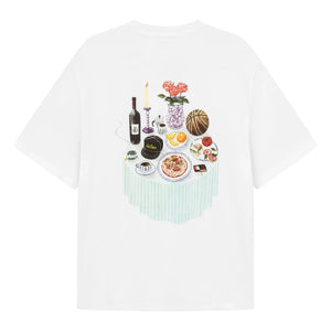 Les Deux - Camiseta de cuello redondo Cole de algodón orgánico | Marrón