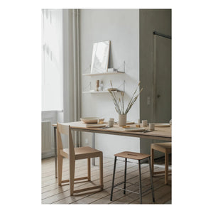 Frama - Tabure Adam Nyboder, Asiento de Madera | Verde