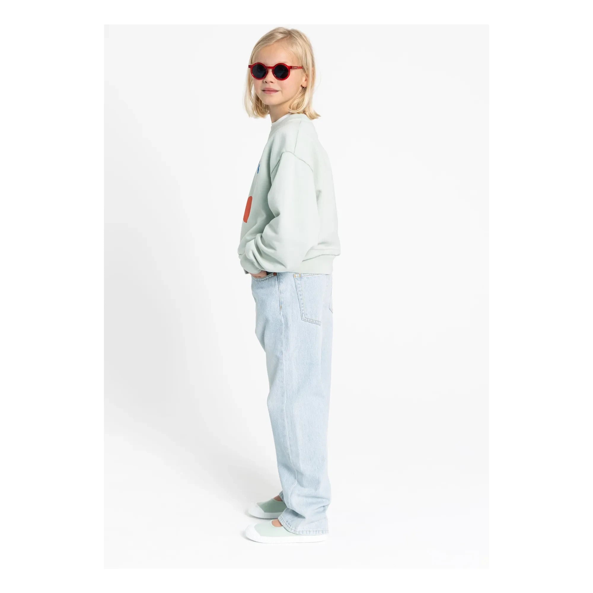 Hundred Pieces - Sudadera de algodón orgánico Alba | Verde jade