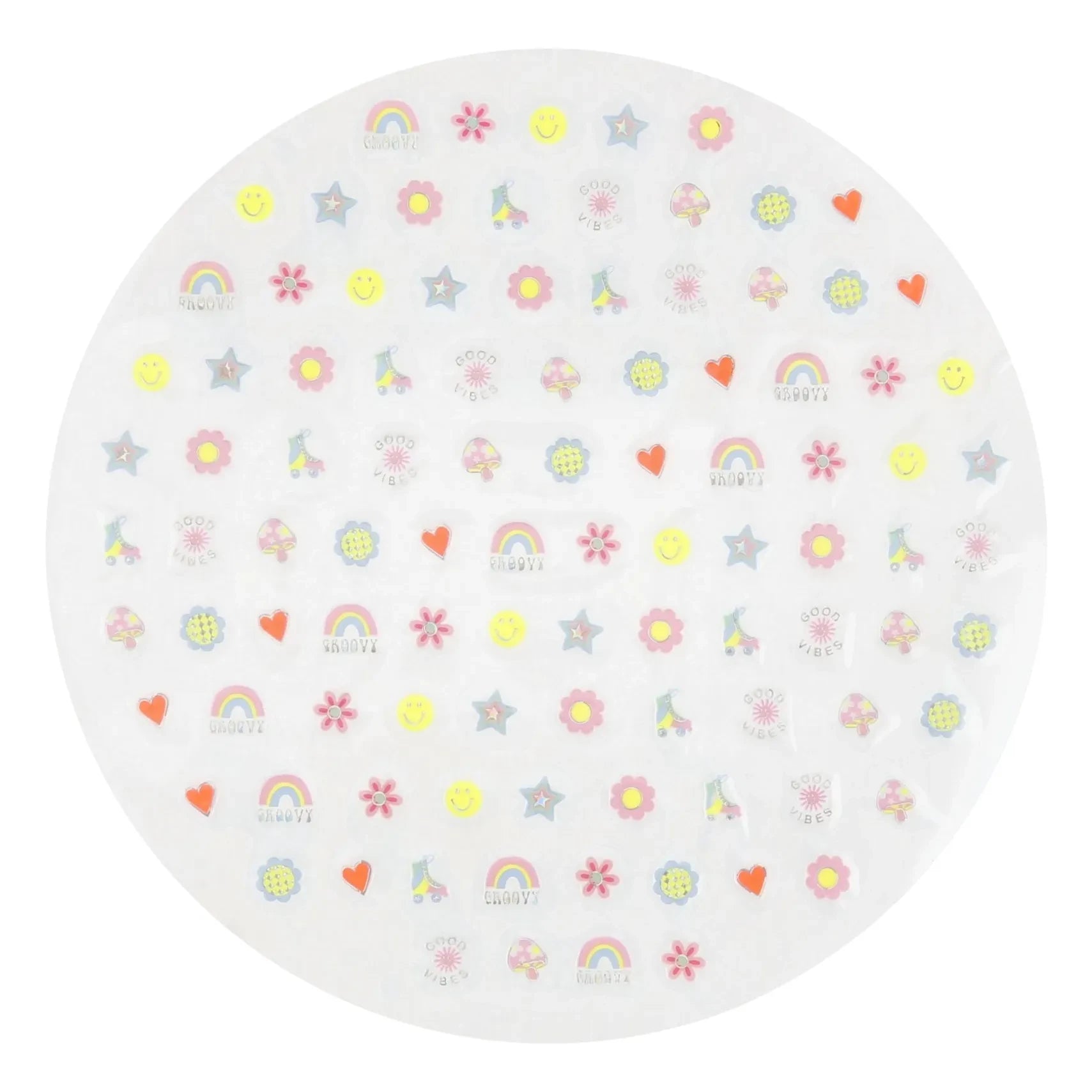 Meri Meri - Pegatinas de uñas de flores