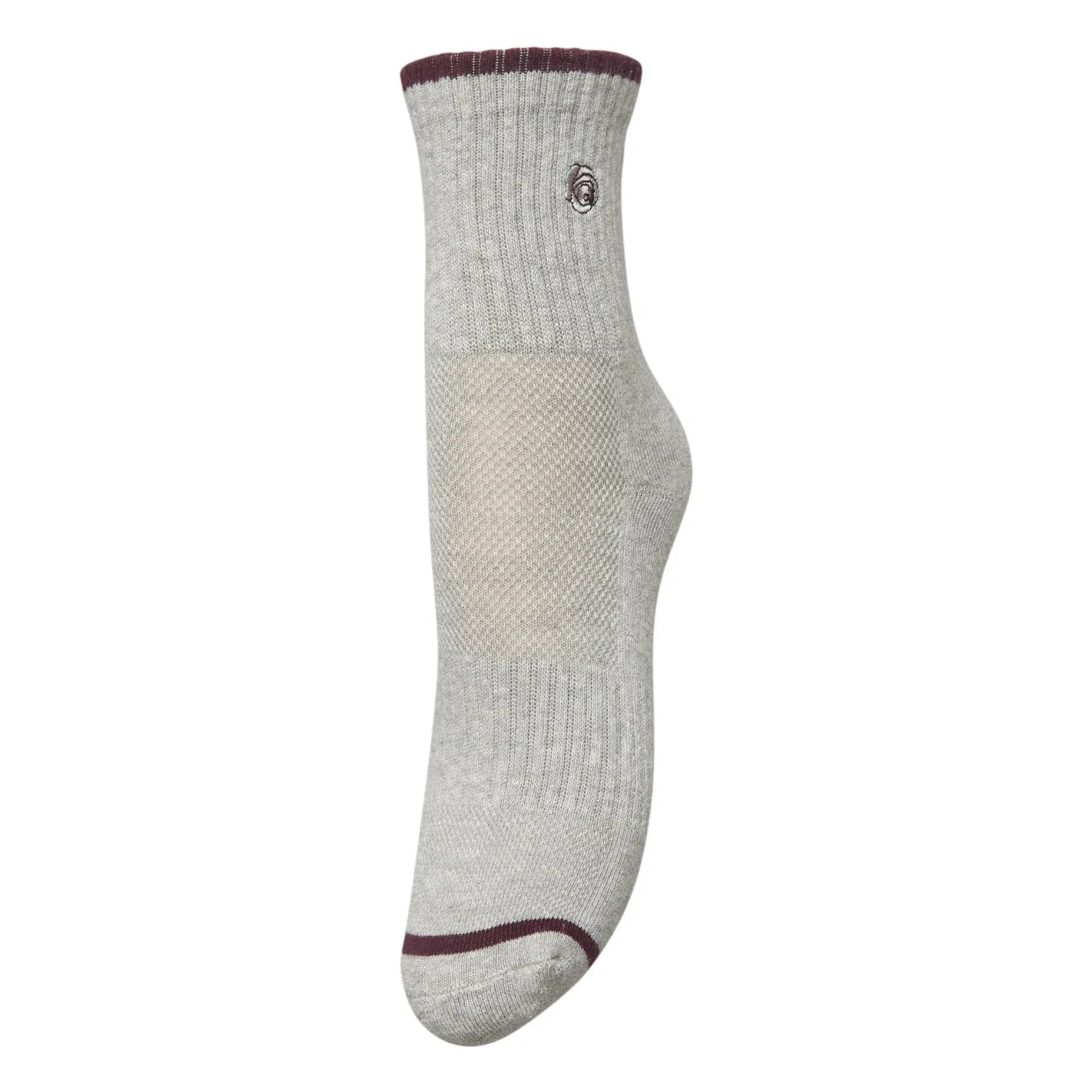Becksöndergaard - Calcetines Rose Cotta | Gris oscuro jaspeado
