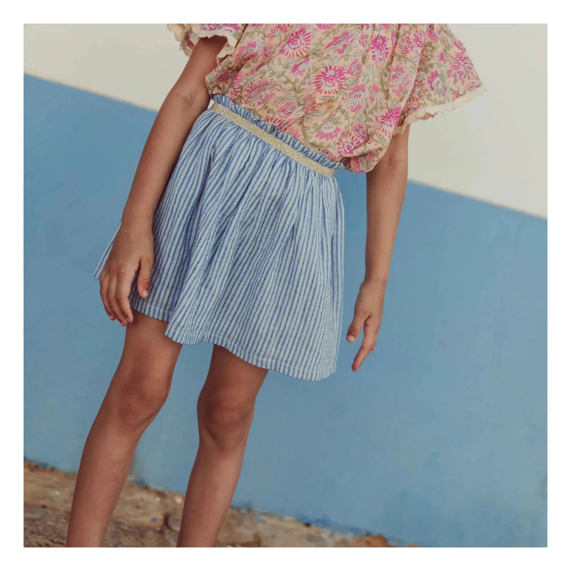Louise Misha - Blusa de algodón orgánico Eliza | Rosa