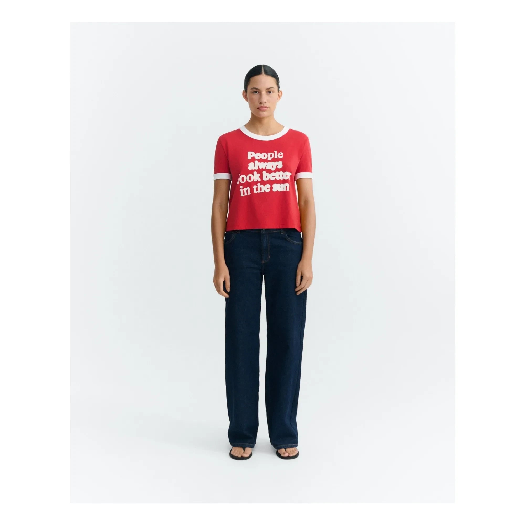 Thinking Mu - People Zowie Camiseta Algodón orgánico | Rojo