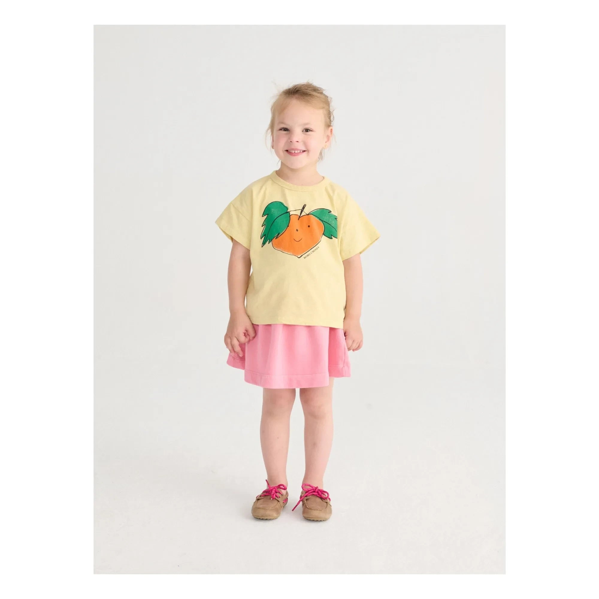 Bobo Choses - Camiseta de algodón orgánico naranja | Amarillo
