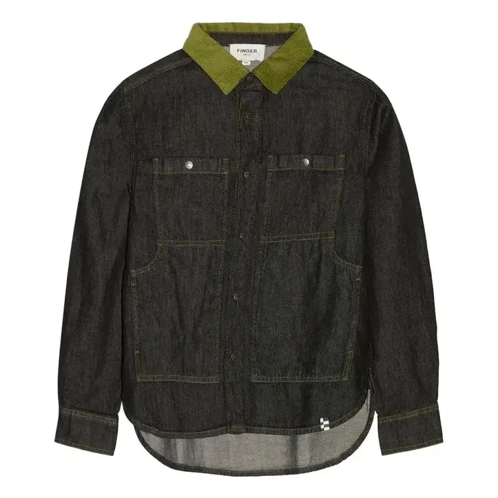 Finger in the nose - Camisa de jean Enara | Negra