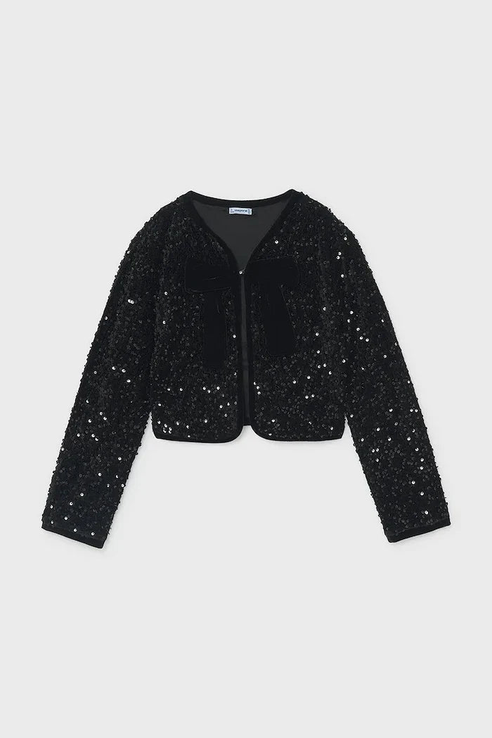 Chaqueta de terciopelo para niña Mayoral