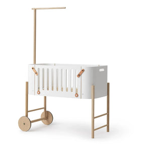 Oliver Furniture - Cododo Uzatılabilir Ahşap Yatak | Beyaz