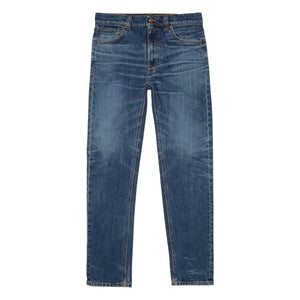 Nudie Jeans - Vaqueros Solid Ollie Life Tracks | Azul oscuro