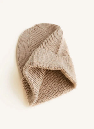 Hvid - Fonzie Gorro de bebé de lana merino | Sand