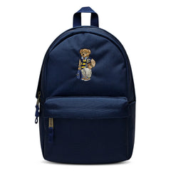 Ralph Lauren - Mochila de Oso de Peluche de Fibra Reciclada | Azul Marino